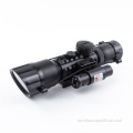 3-10x40 Optik-Zielfernrohr mit roter Laser
